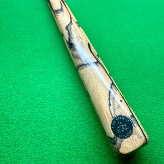 Cue Creator God Series Mercury 6 Splices snooker cue with ebony butt and snakewood splice with light blue veneer